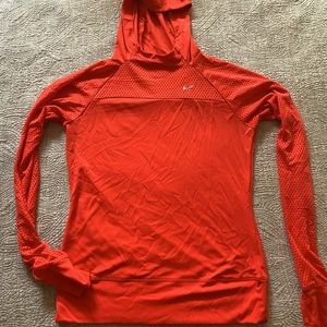 Nike Dry fit hooded long sleeve sz small